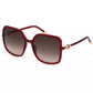 Red Polycarbonate Women Sunglass
