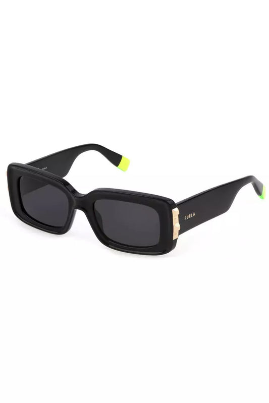 Black Plastic Women Sunglass