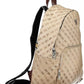 Brown Polyester Women Backpack