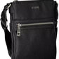 Black Polyethylene Men Shoulder Bag