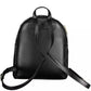 Black Polyester Women Backpack