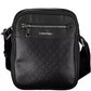 Black Polyester Men Shoulder Bag