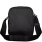 Black Polyester Men Shoulder Bag