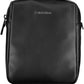 Black Polyester Men Shoulder Bag