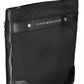 Black Polyester Men Shoulder Bag