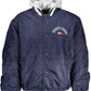 Blue Polyamide Men Jacket