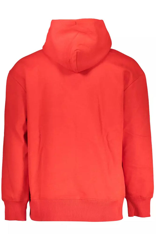 Red Cotton Men Sweater