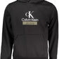 Black Cotton Men Sweater