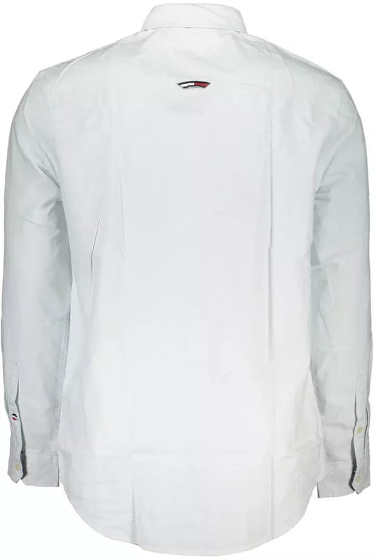 Light Blue Cotton Men Shirt