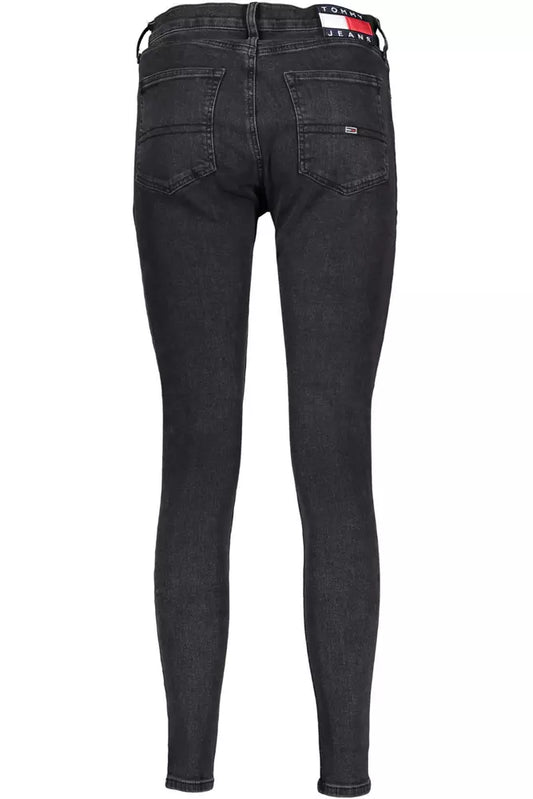 Black Cotton Women Jeans