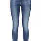 Blue Cotton Women Jeans