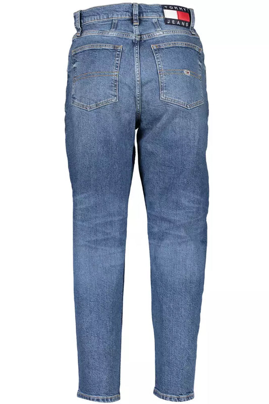 Blue Cotton Women Jeans