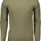 Green Cotton Men Shirt
