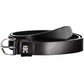 Black Leather Women Belt