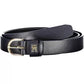 Blue Leather Women Belt