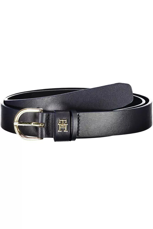Blue Leather Women Belt