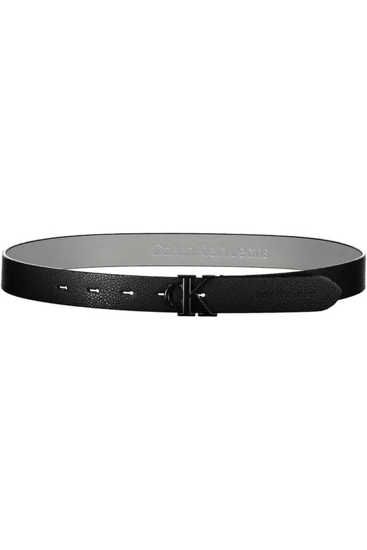 Black Leather Women Belt
