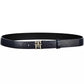 Blue Leather Women Belt