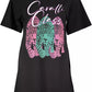 Black Cotton Women Dress