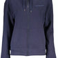 Blue Cotton Women Sweater