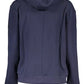 Blue Cotton Women Sweater