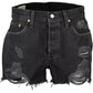 Black Cotton Women Short