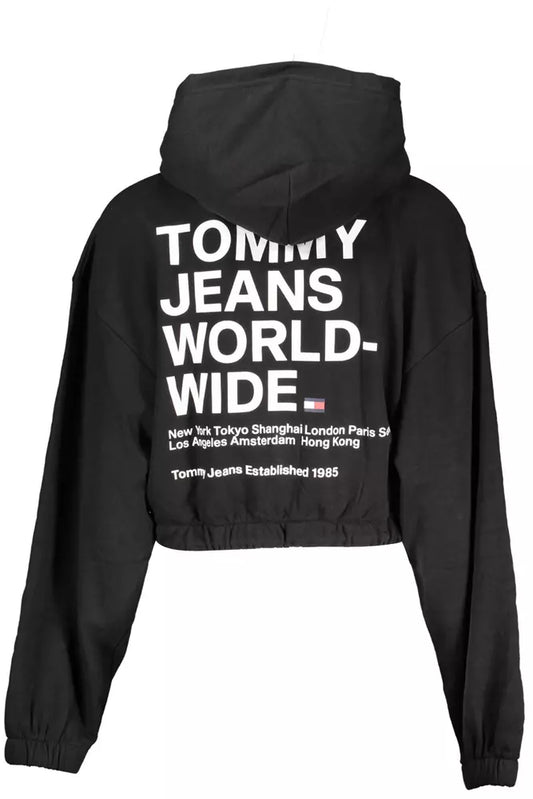 Black Cotton Women Sweater