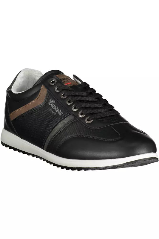 Black Polyethylene Men Sneaker