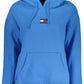 Light Blue Cotton Women Sweater