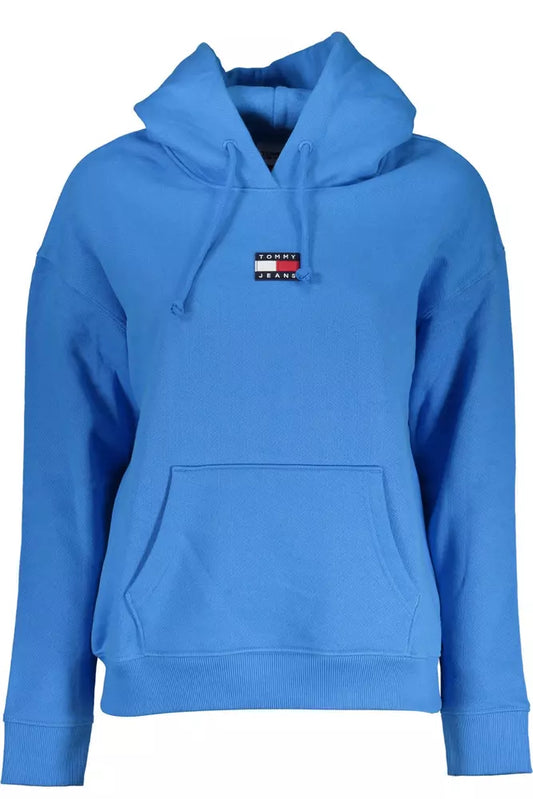 Light Blue Cotton Women Sweater