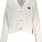 White Cotton Women Cardigan