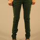 Green Cotton Women Jean