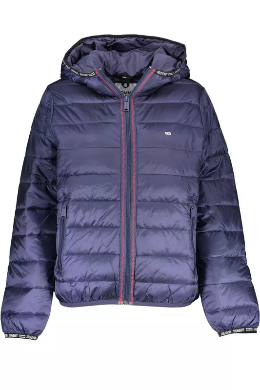 Blue Polyamide Women Jacket