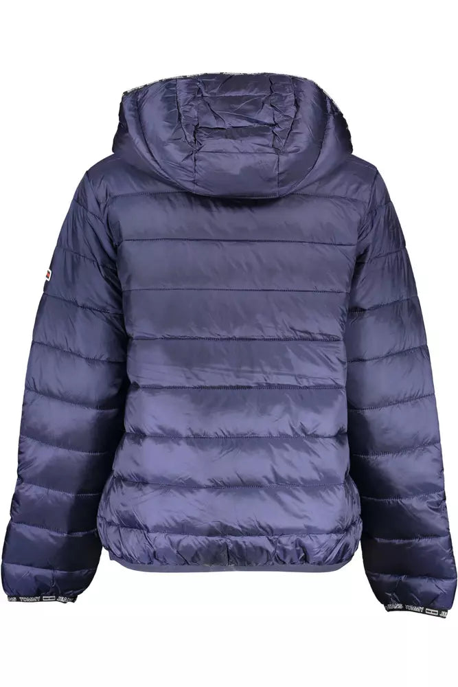 Blue Polyamide Women Jacket