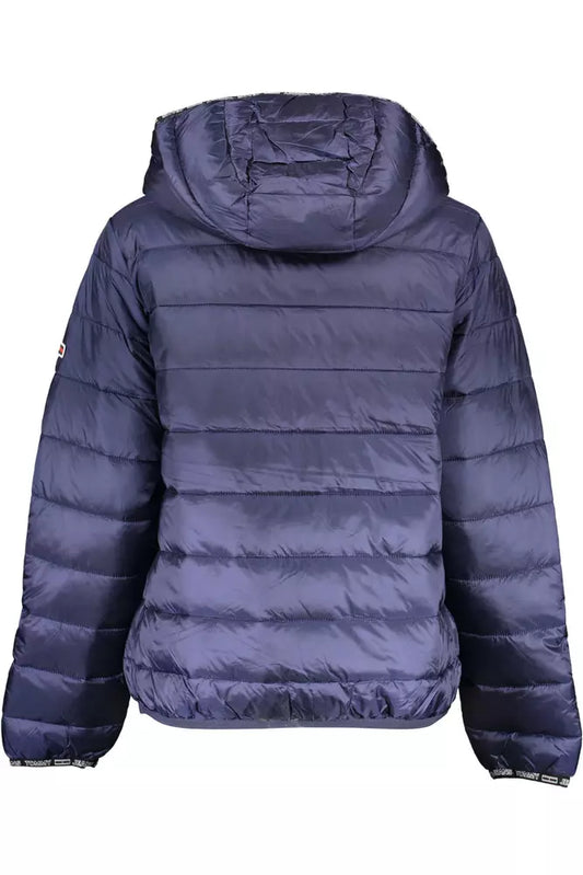 Blue Polyamide Women Jacket