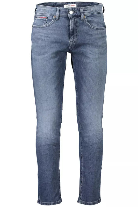 Blue Cotton Men Jeans