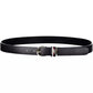 Blue Leather Women Belt
