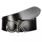 Black Leather Women Belt