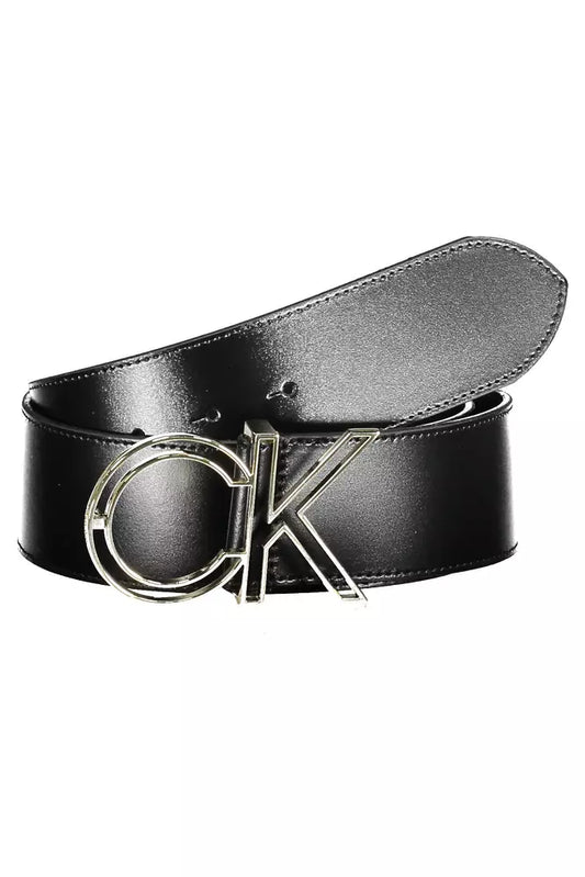 Black Leather Women Belt