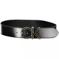 Black Leather Women Belt