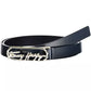 Blue Leather Women Belt
