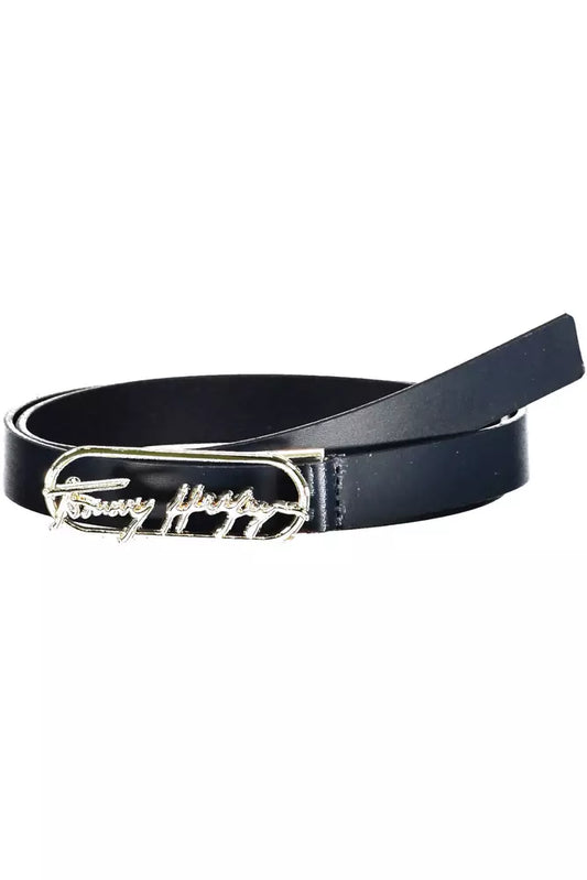 Blue Leather Women Belt
