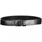 Black Leather Women Belt