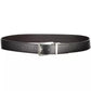 Black Leather Men Belt