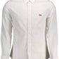 White Cotton Men Shirt