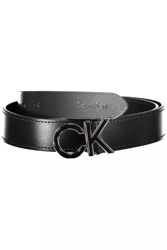 Black Leather Women Belt