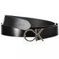 Black Leather Women Belt
