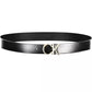 Black Leather Women Belt