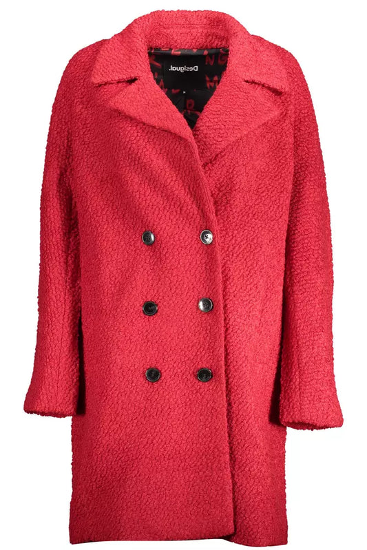 Red Wool Women Coat