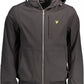Black Polyester Men Jacket